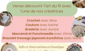 Odyssée d'Hestia - Macramé, Punchneedle, Couture, Broderie, Bracelet kumihimo