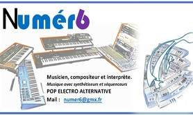 NUMER6 - Musicien avec Synthétiseurs, tendance electro