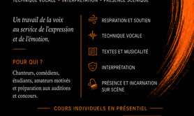 Centre Théâtral Sébastopol - Cours de chant avec Javier Cruz