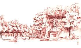2 jours de croquis dans le parc de versailles