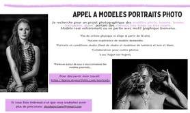 APPEL A MODELES / PORTRAITS PHOTO STUDIO HOMMES-FEMMES