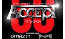 Accept 50Th Anniversary Tour 2026 + Dynazty + Tailgunner