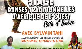 Stage de danses trad d'Afrique de l'ouest/ Côte d'Ivoire
