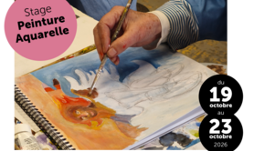 Stage des vacances de Toussaint Peinture Aquarelle