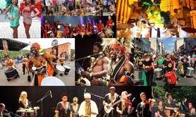 Cie Wim Percussion - spectacles festifs, lumineux ,tambours ,danses ,echasses