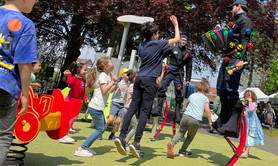 Échassiers clownesques - ALLO PEINTURE