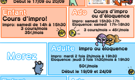 Les Impro'bables Jurassiens - Cours de théâtre à l'année aux Rousses et à Morez 