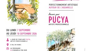 Stage d'aquarelle avec Pucya