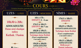 Compagnie Nandila - Cours danses indiennes / Bollywood & Fusion 2026 2027