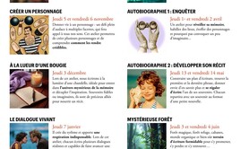 Feuillage, atelier d’écriture - 10 ateliers à la carte