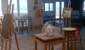 Mairie Quiberville  - cours de peinture et sculpture/modelage (paysage,nature morte)