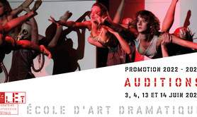 Laboratoire d'Expression Théâtrale  - Auditions pour la promotion 2022-2023
