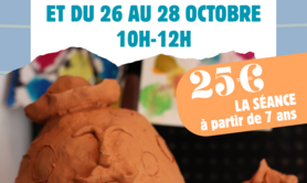 Poterie pour enfants vacances de Toussaint