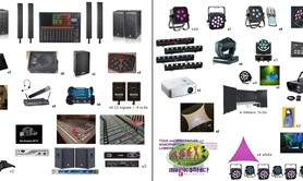 location de matériel son / lumière / vidéo