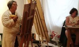 Atelier dirigé de dessin modèle vivant