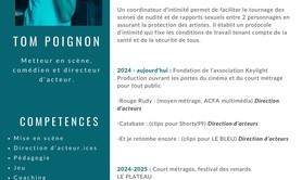 Tom Poignon - Coaching d'acteur/actrice
