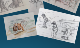 Journée croquis aquarellés : personnages et scènes de vie