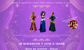 Spectacle de fin d'année de danse orientale