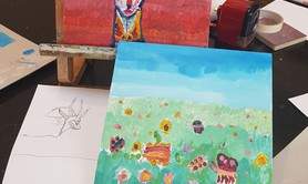 Atelier Créarth IsabelLVautrin - Ateliers ENFANTS dessin peinture modelage 