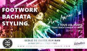 Association Latinatime.fr - Bachata Footwork Style avec Manue tous les jeudis