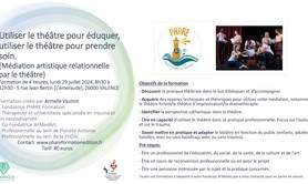 Le théâtre pour éduquer et prendre soin 