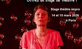 Idée cadeau Noël offrez un stage de théâtre à Paris !