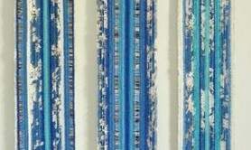 INFINIMENT BLEU . MARIANNE PISTRE . Art textile