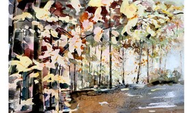 Palette d'automne, une exposition de Viviane Risser