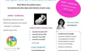 Atelier Conférence Les pouvoirs de l'écriture créative