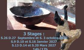 Stage de céramique Raku à l'Atelier 47