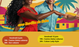 Cours de danses cubaines Juin 2025