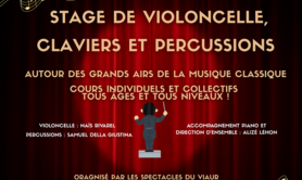 stage de violoncelle claviers/percussions