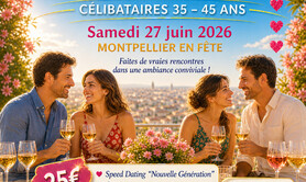 Soirée dansante célibataires + Speed Dating 35-45 ans