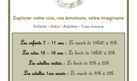 Théâtre des Murmures - Cours de théâtre Enfants - Ados - Adultes