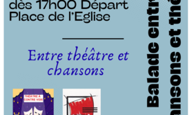 Balade théâtrale et chansons à Sénergues