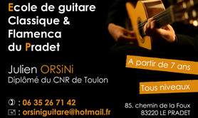 ORSINI Julien - Cours de guitare classique et flamenca