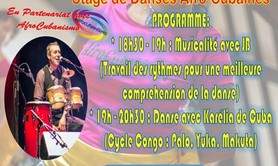 Stages de danses afro cubaines avec Karélia de Cuba