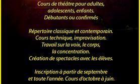 Atelier Théâtre de L'Acthalia - Cours de théâtre adultes débutants et confirmés