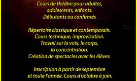 Atelier Théâtre de L'Acthalia - Cours de théâtre adultes débutants et confirmés