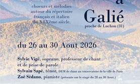 Stage de chant lyrique dans les Pyrénées 