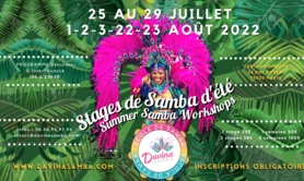 école de Samba Paris - Apprendre la Samba danses brésiliennes 2022