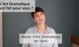 Atelier ArtDramatique en ligne - Cours de theatre en ligne
