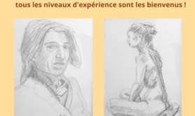 Association R'Eve d'Art  - Atelier de dessin « Modèle vivant » 