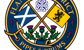 Flanders District Pipes & Drums - Pipe Band (groupe de cornemuses et percussions écossaises) 