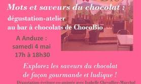 Dégustation atelier Mots et saveurs du chocolat
