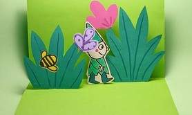 Petit Pop-up de printemps: quand le papier prend vie!