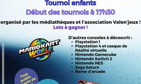 Tournois Mario World enfant et ado/adulte 