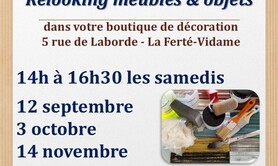 Atelier découverte Relooking meubles et objets