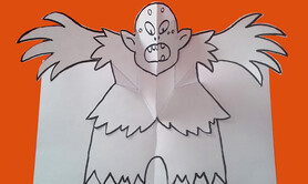 Bouh! un mini livre pop up horrifique 