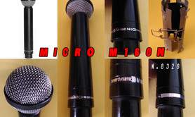 differents micros + pied